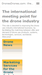 Mobile Screenshot of dronesdrones.com